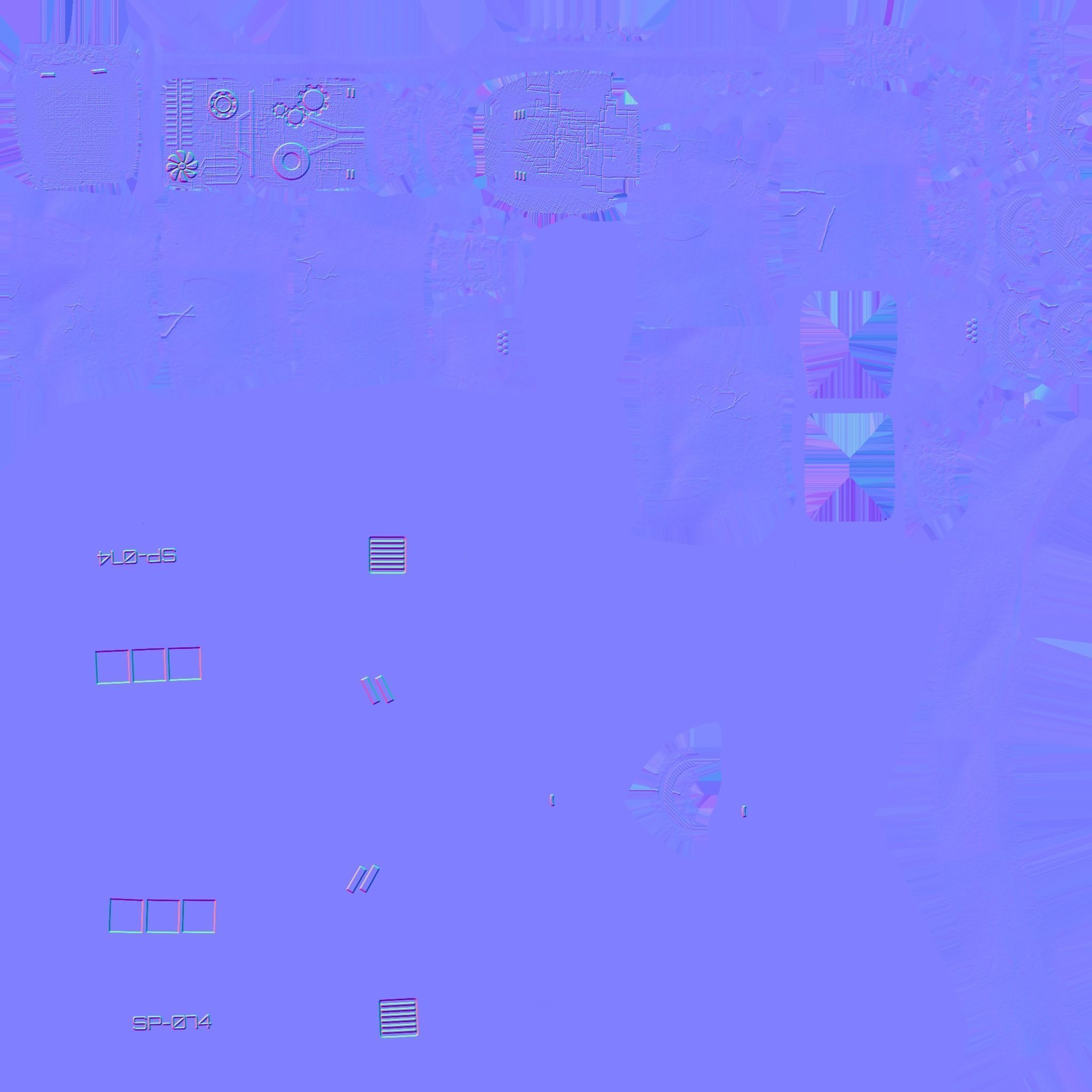 Aircraft Spaceship 02 - Futuristic Spacecraft Airship Low-poly 3D model_23