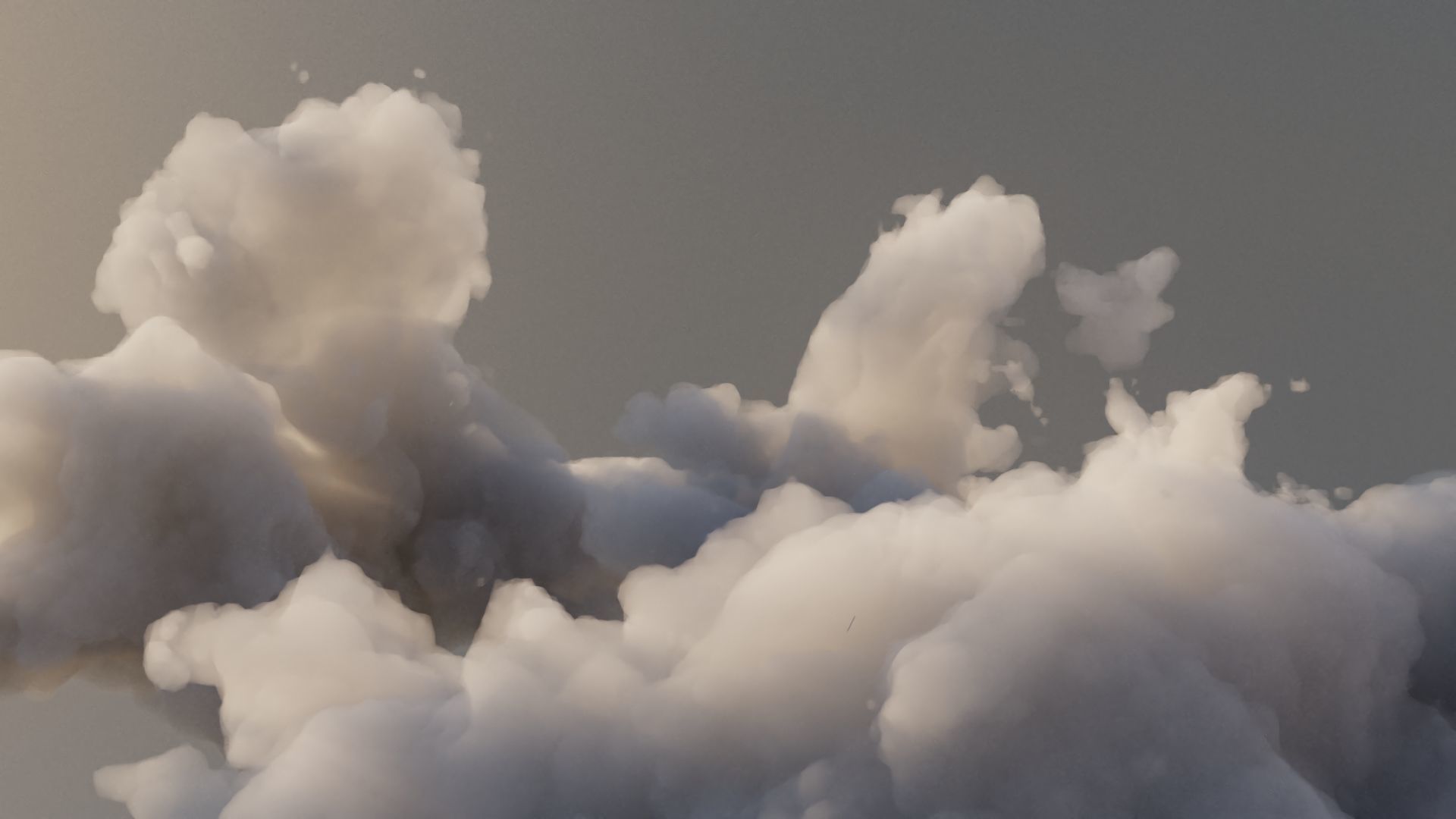 Cloud Polygon Blender 6 3D model_3