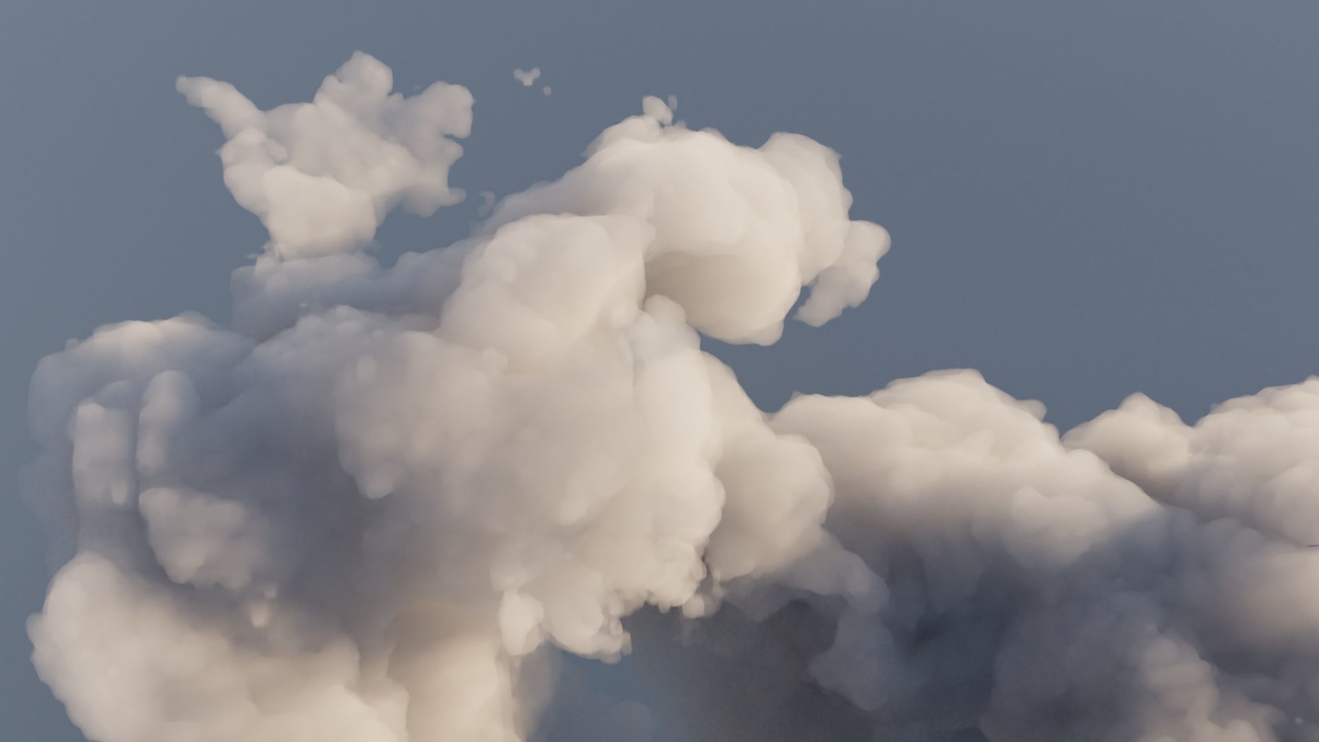 Cloud Polygon Blender 6 3D model_8