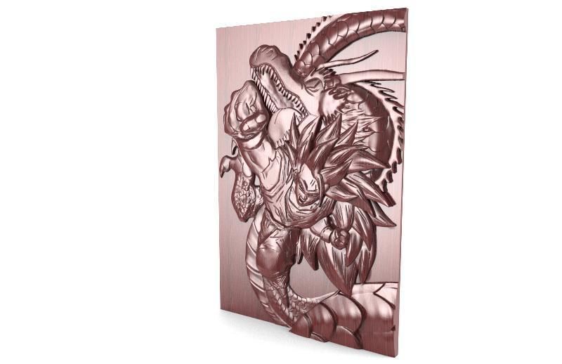 Goku CNC 3 3D print model_5