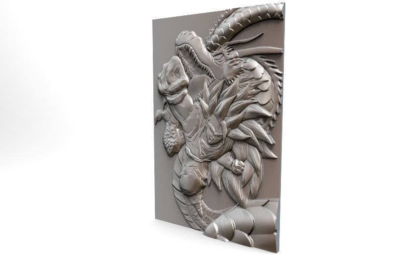 Goku CNC 3 3D print model_2