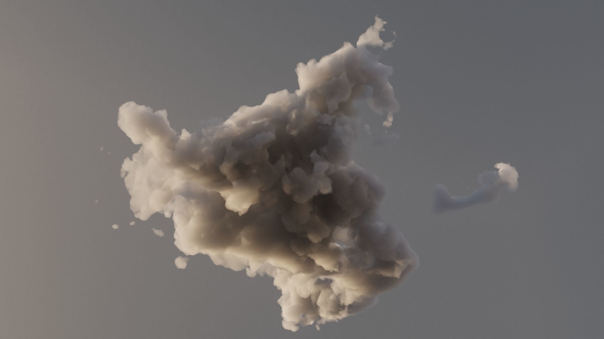 Cloud Polygon Blender 7 3D model_5