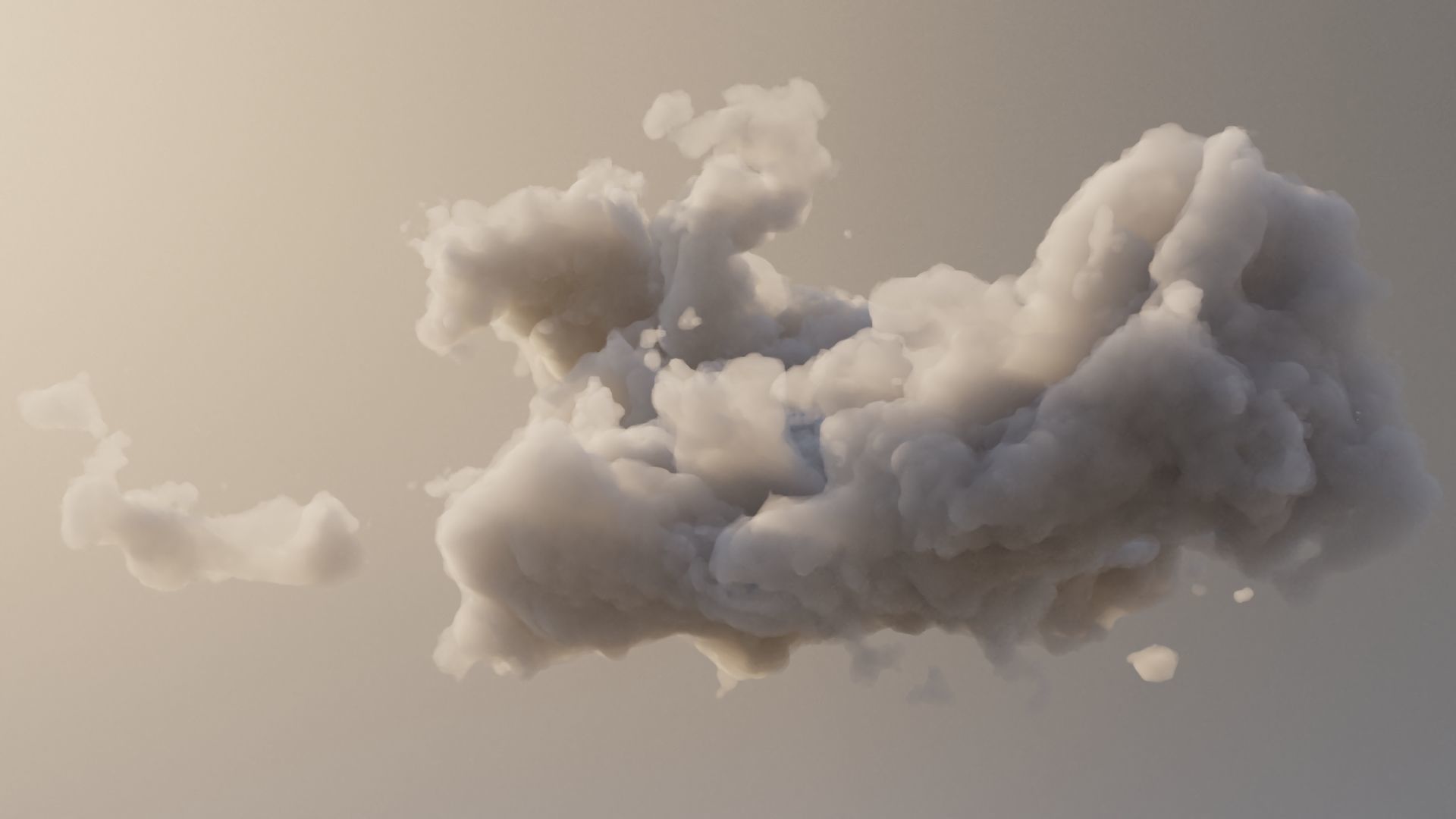 Cloud Polygon Blender 7 3D model_1