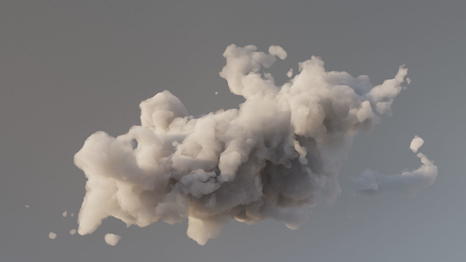 Cloud Polygon Blender 7 3D model_4