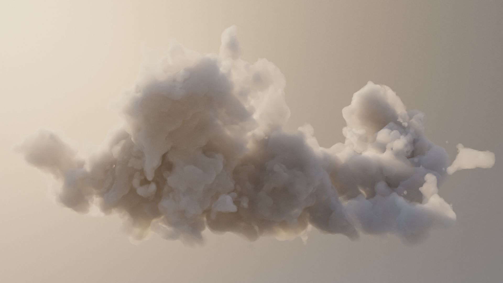 Cloud Polygon Blender 7 3D model_3