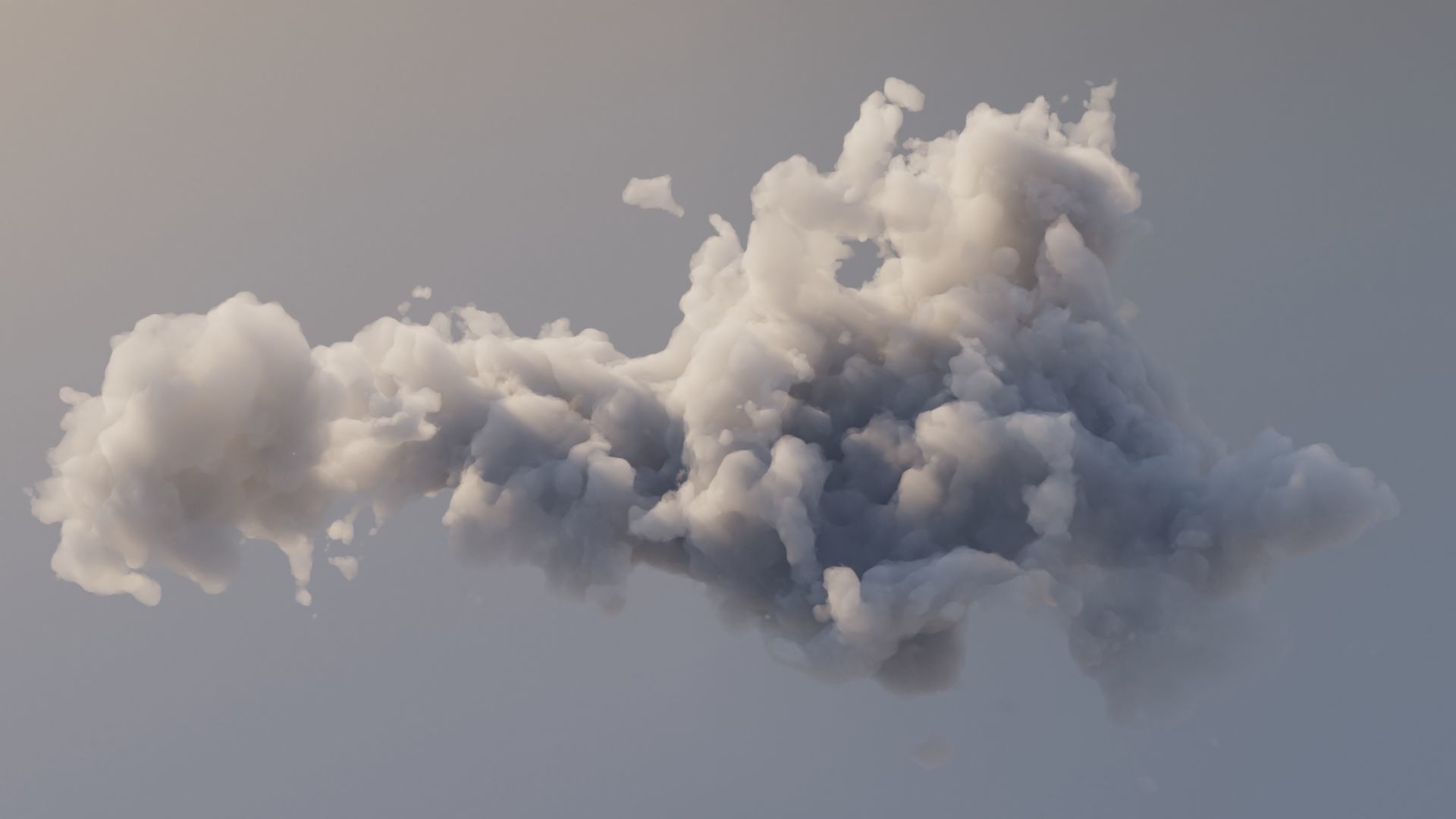 Cloud Polygon Blender 7 3D model_6