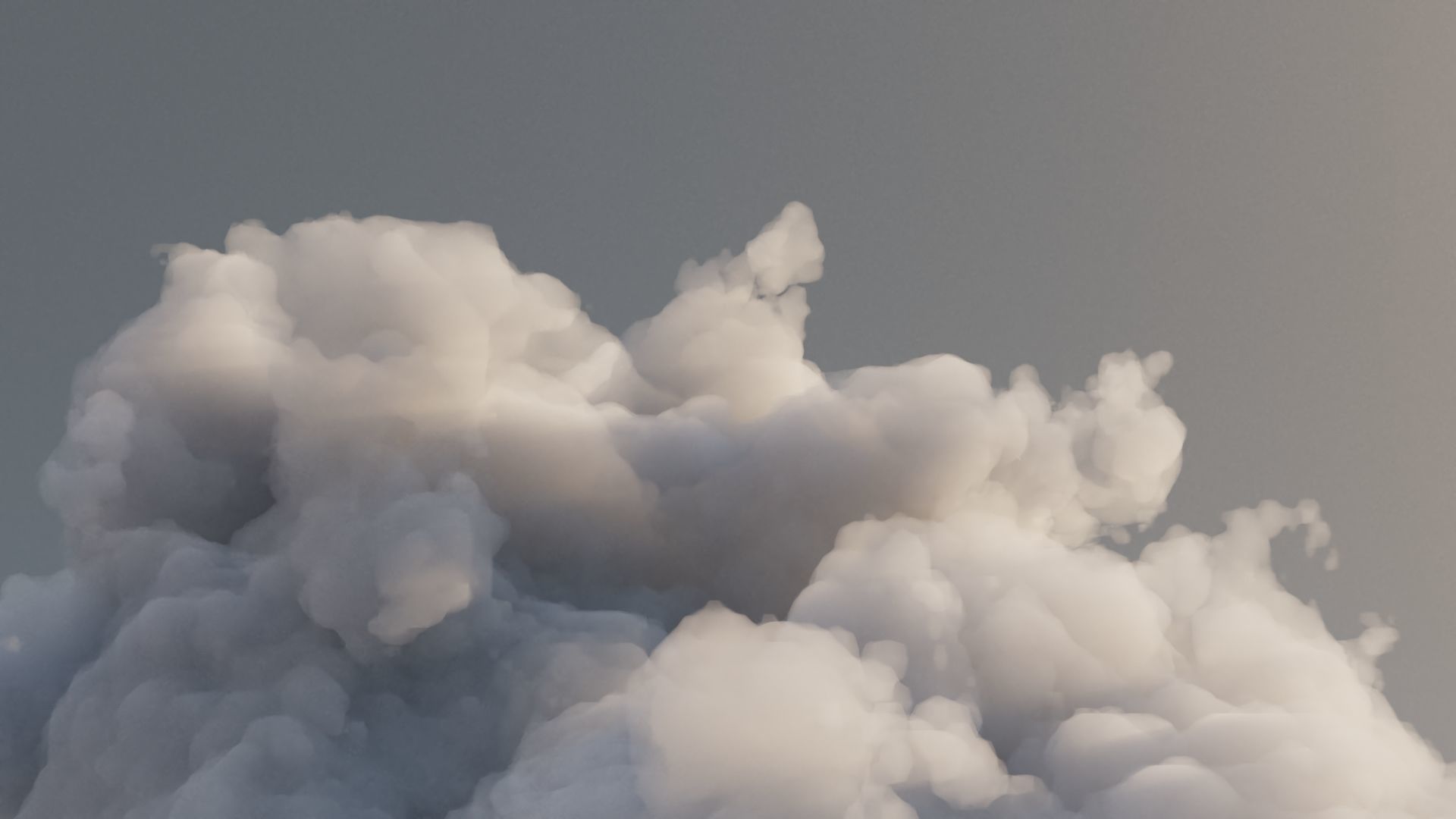 Cloud Polygon Blender 8 3D model_2