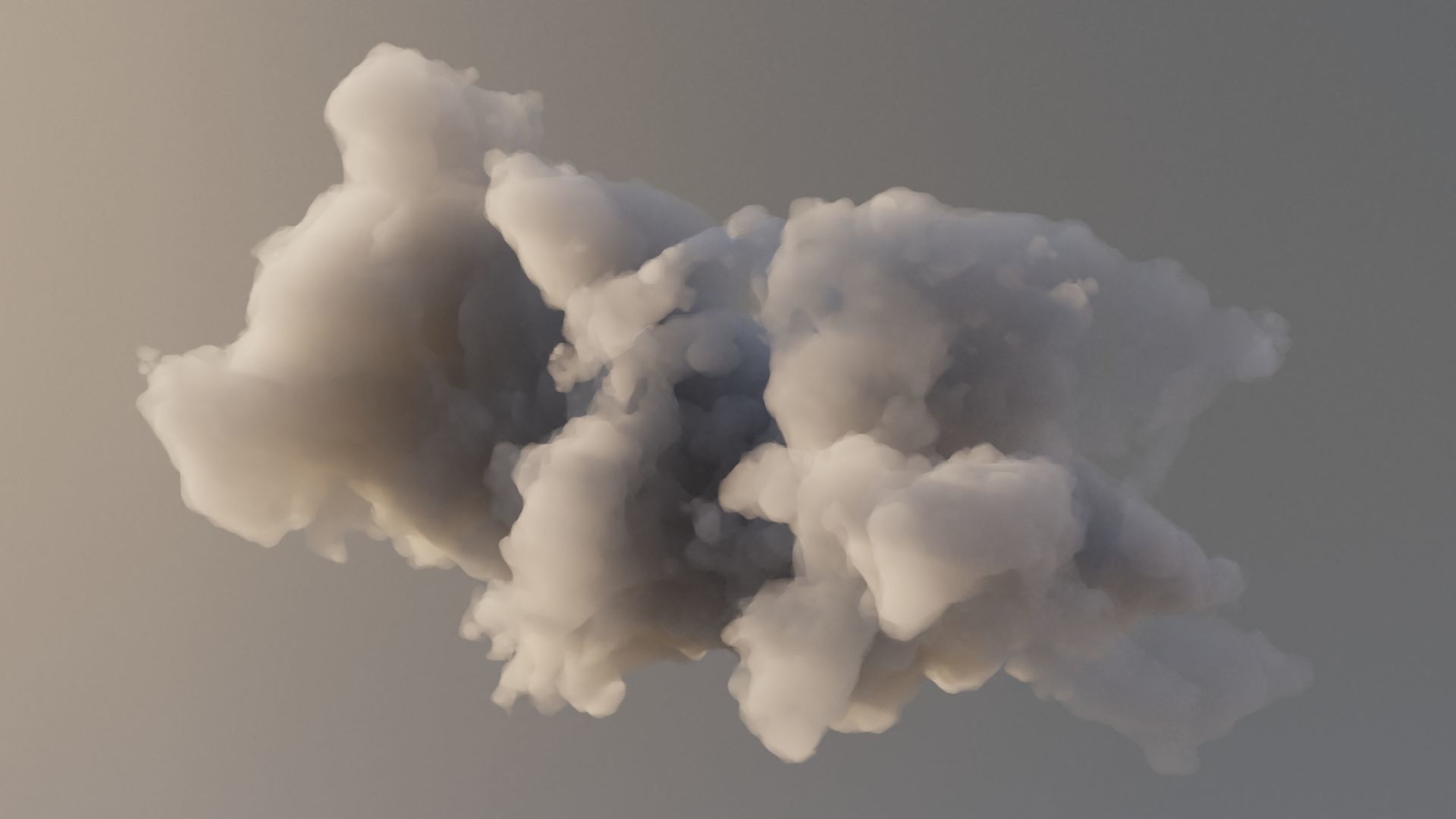Cloud Polygon Blender 9 3D model_3