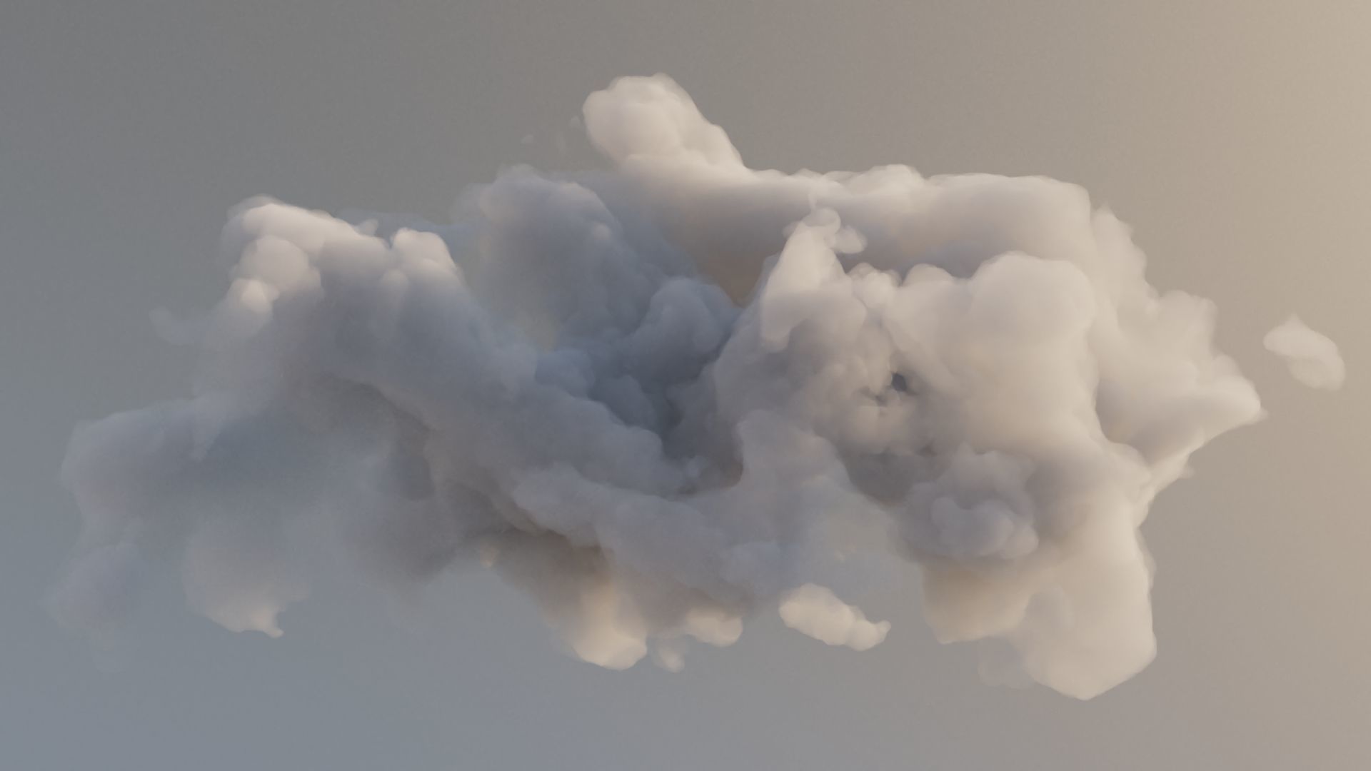 Cloud Polygon Blender 9 3D model_1