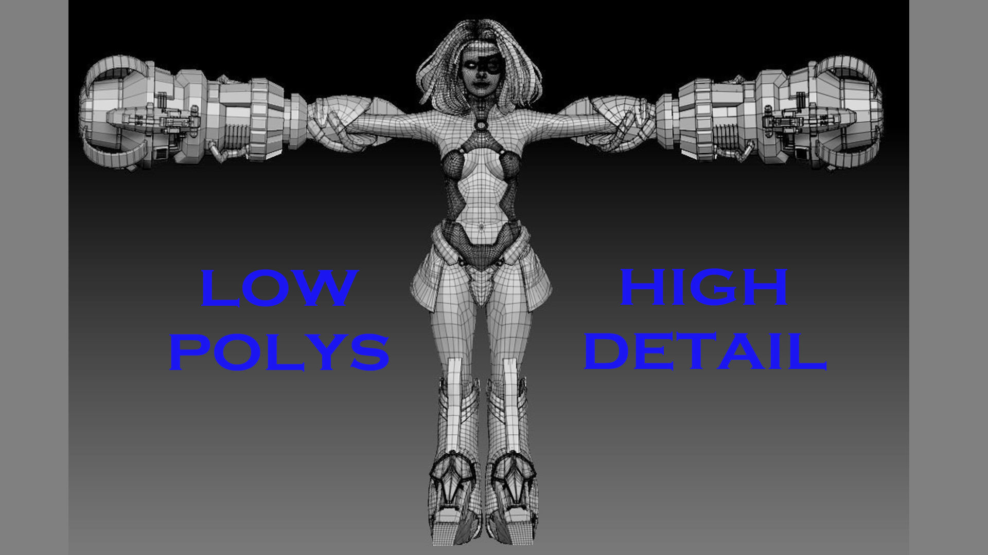 Cyborg War Zone - Eva01 Low-poly 3D model_8