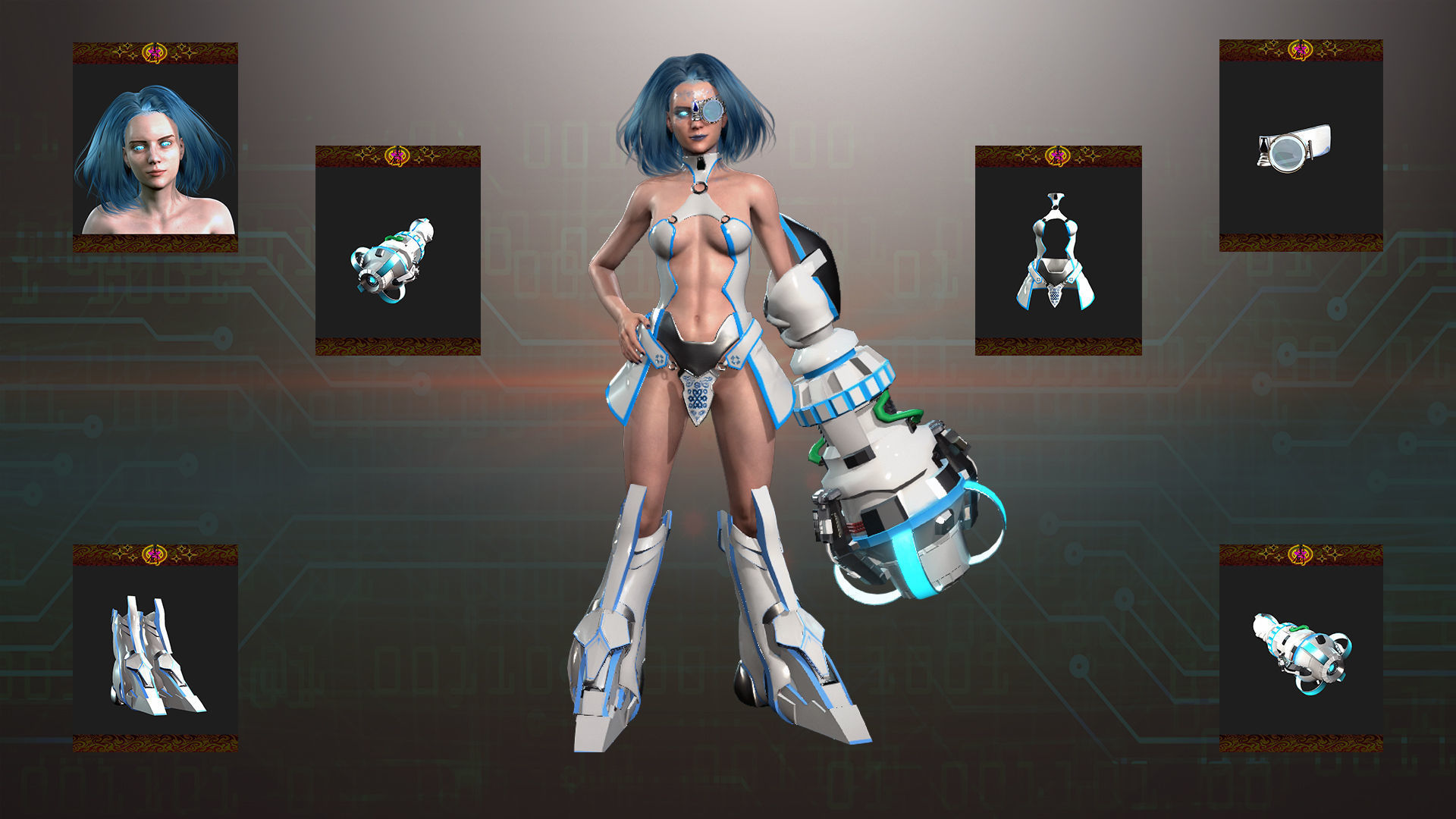 Cyborg War Zone - Eva01 Low-poly 3D model_3