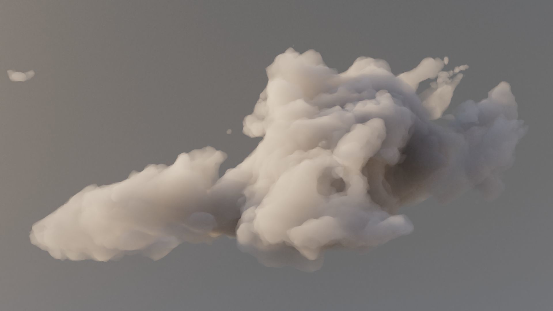 Cloud Polygon Blender 11 3D model_1