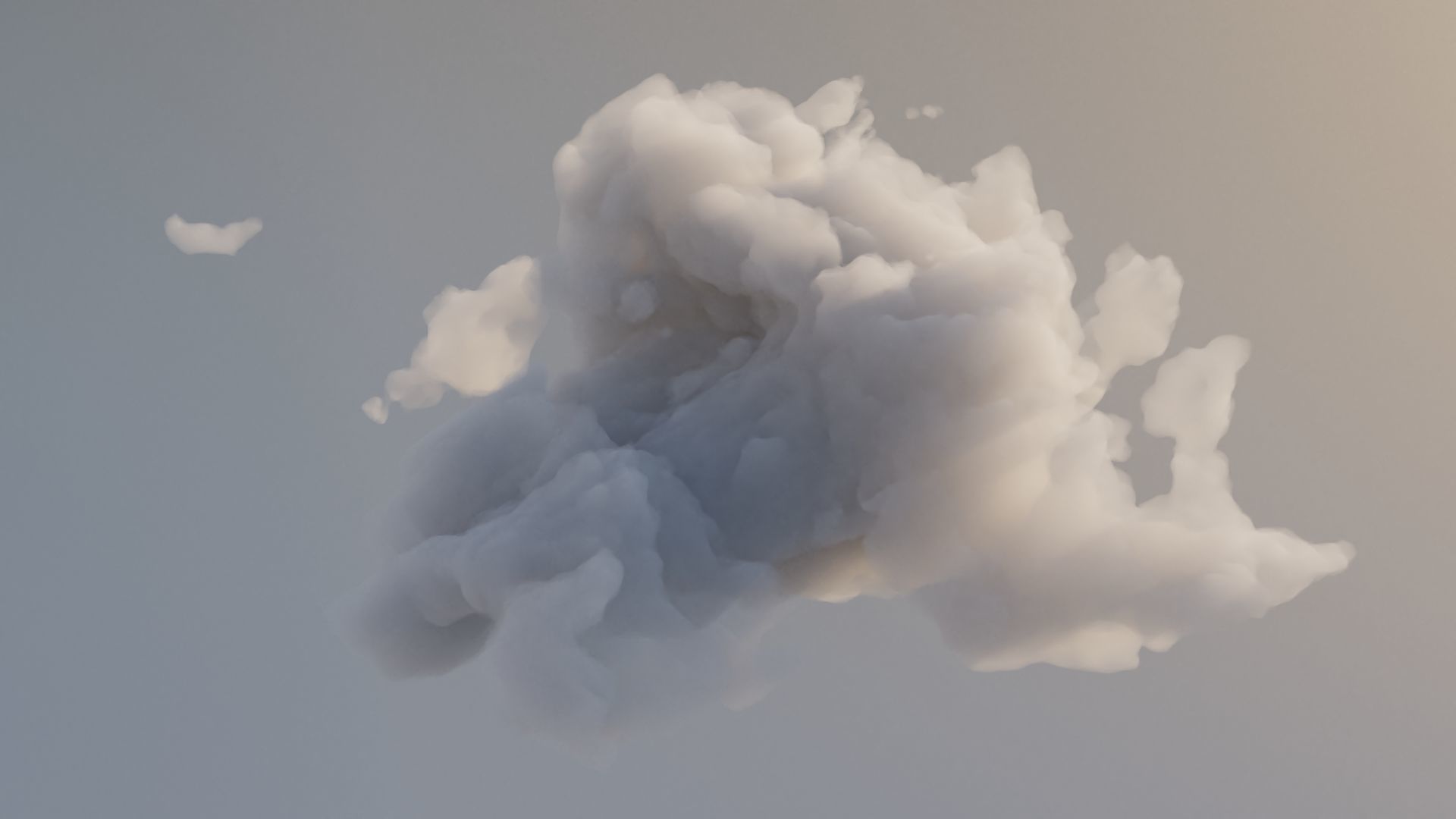 Cloud Polygon Blender 11 3D model_0