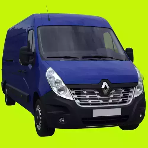 Renault Master L3H2 Van 3D model