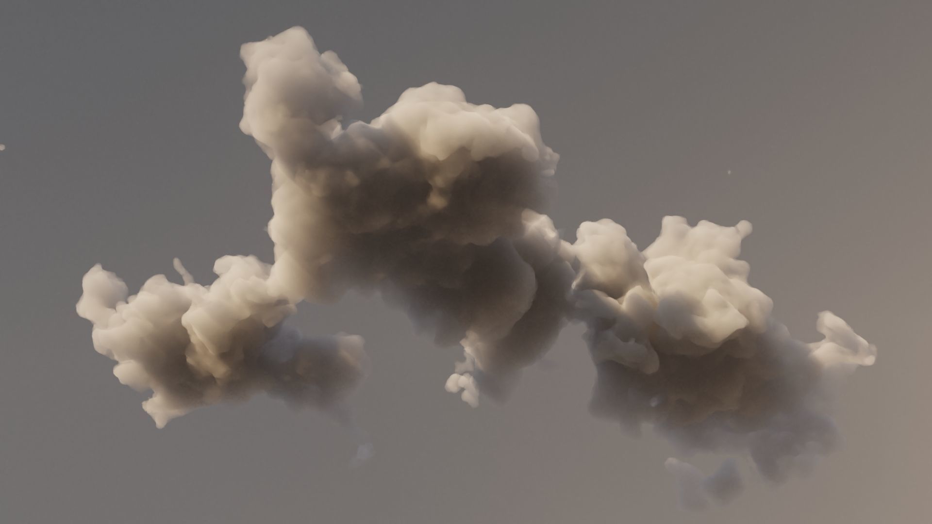Cloud Polygon Blender 12 3D model_5