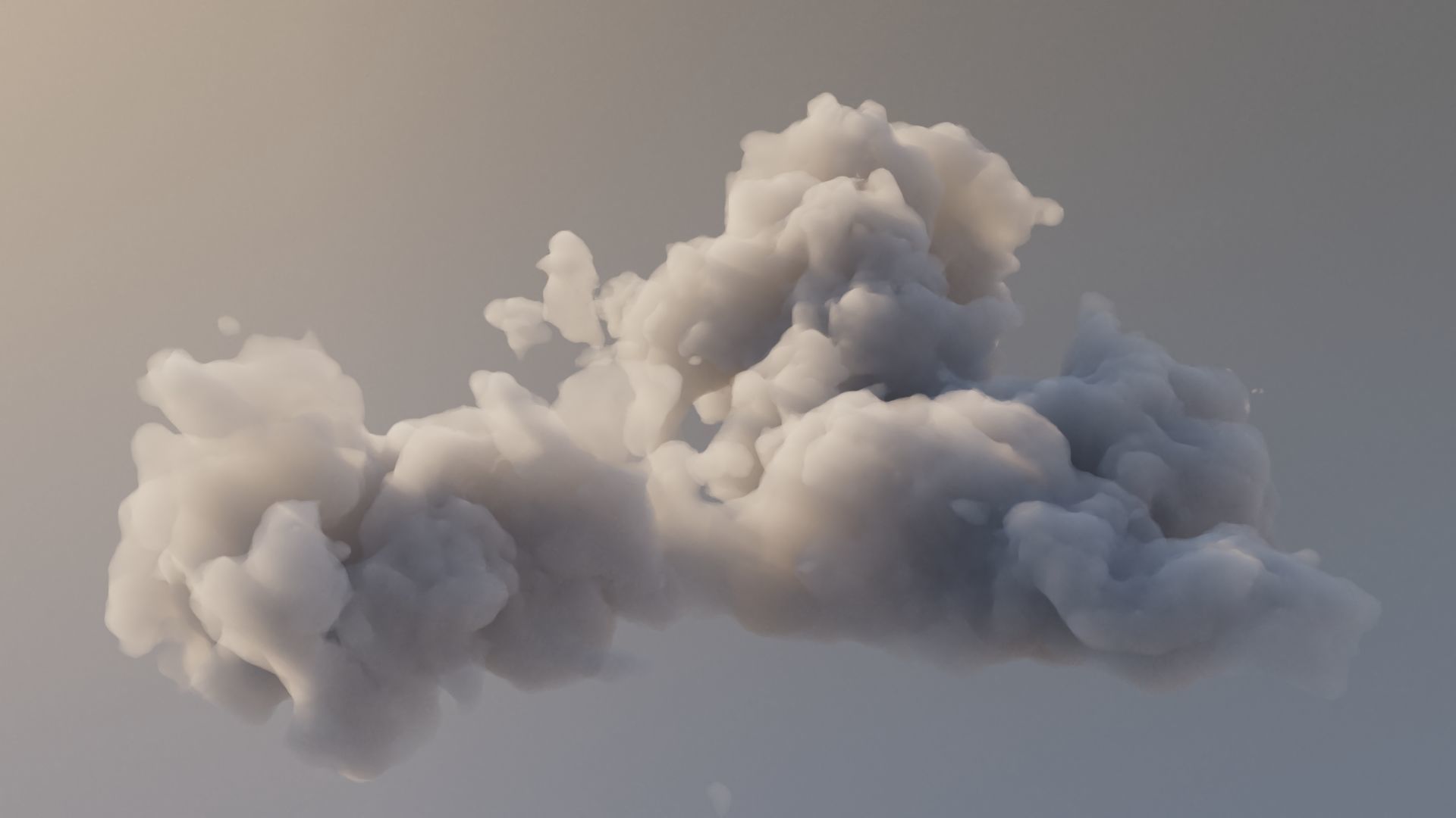 Cloud Polygon Blender 12 3D model_0