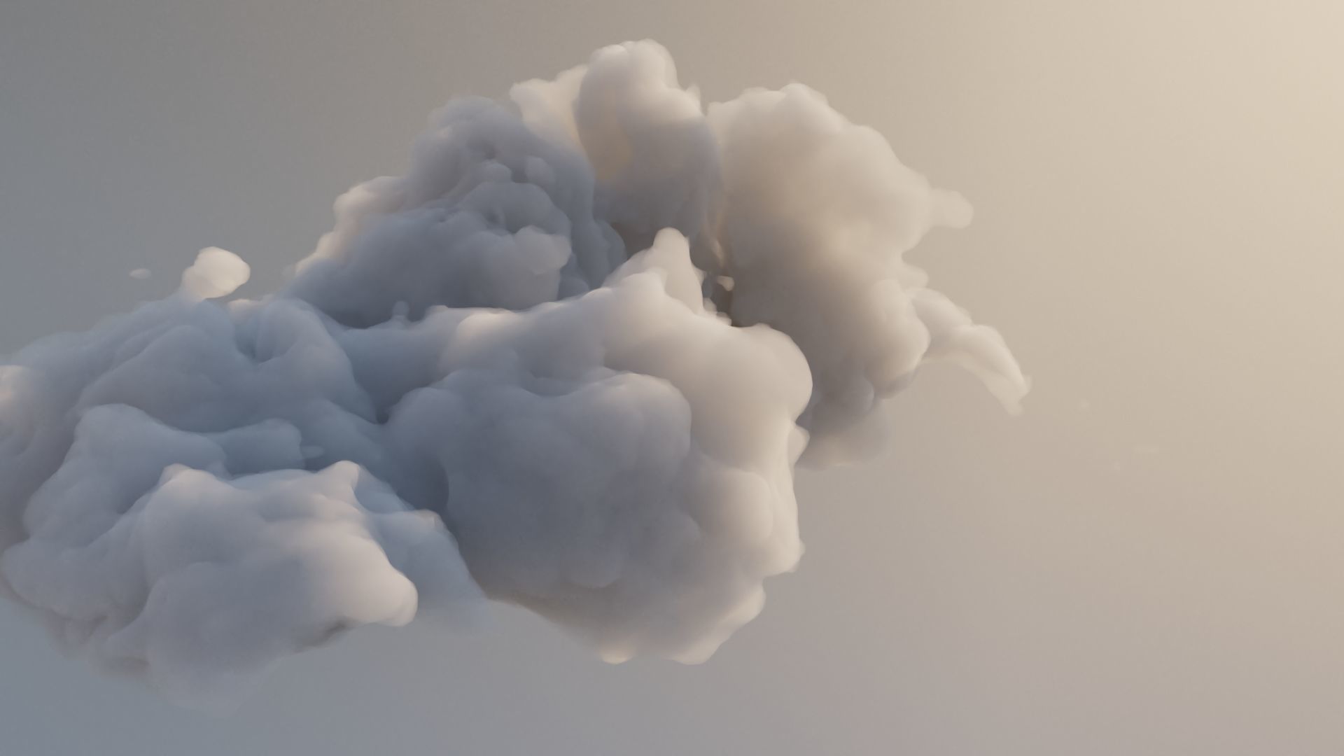Cloud Polygon Blender 12 3D model_6