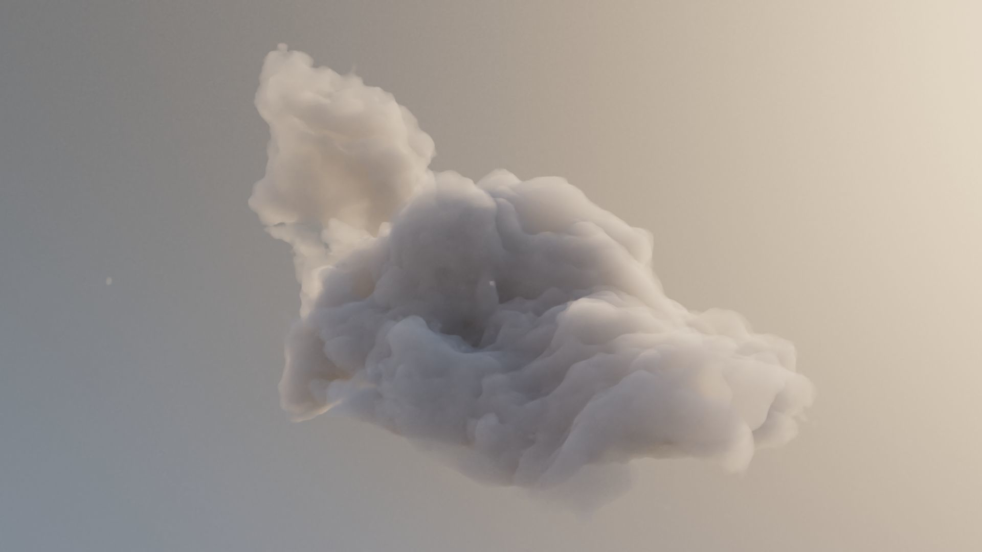 Cloud Polygon Blender 13 3D model_1