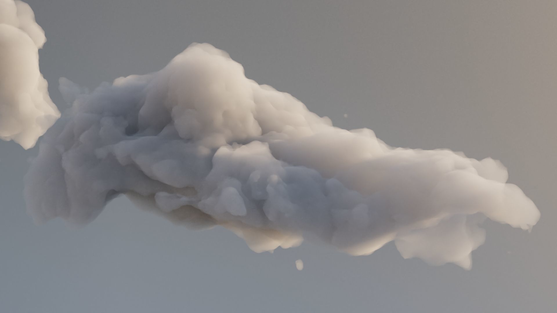 Cloud Polygon Blender 13 3D model_4