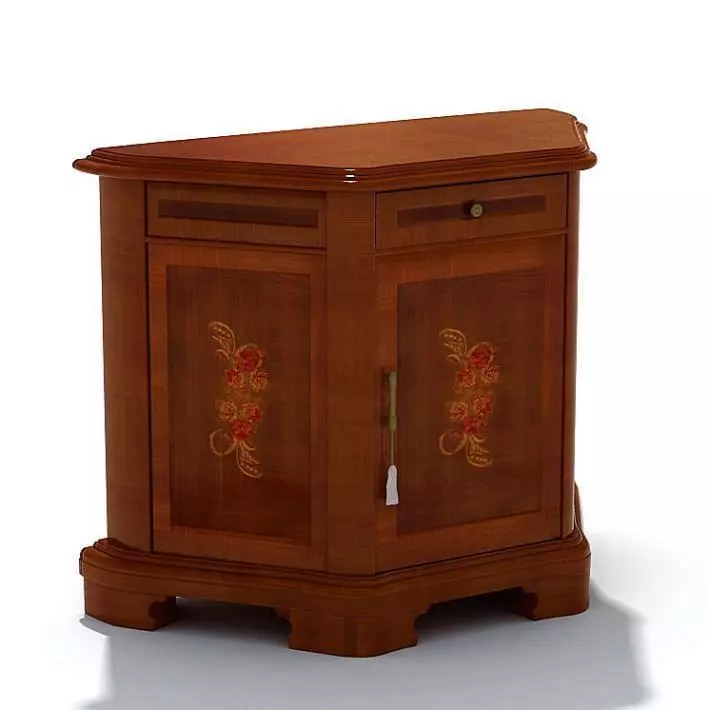 Decorative Wooden Table 3D model_0