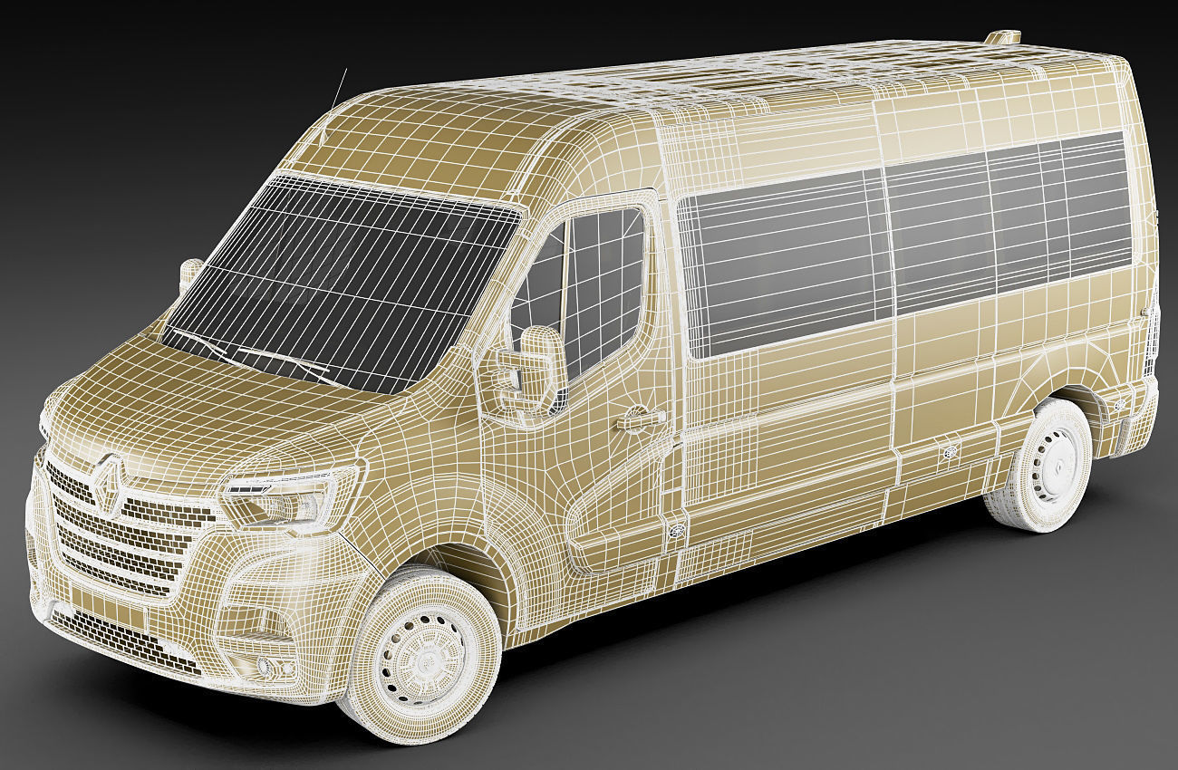Renault Master Bus L3H2 2019 3D model_20