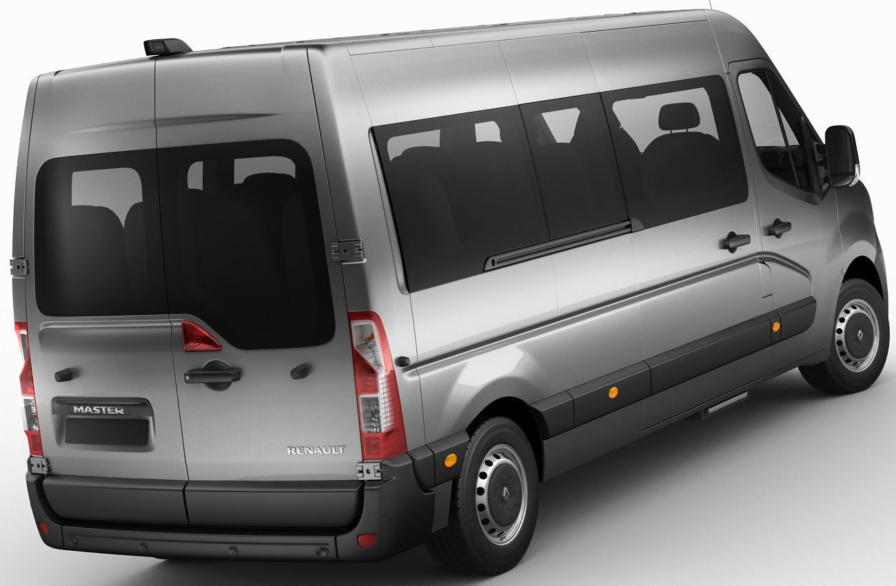 Renault Master Bus L3H2 2019 3D model_1