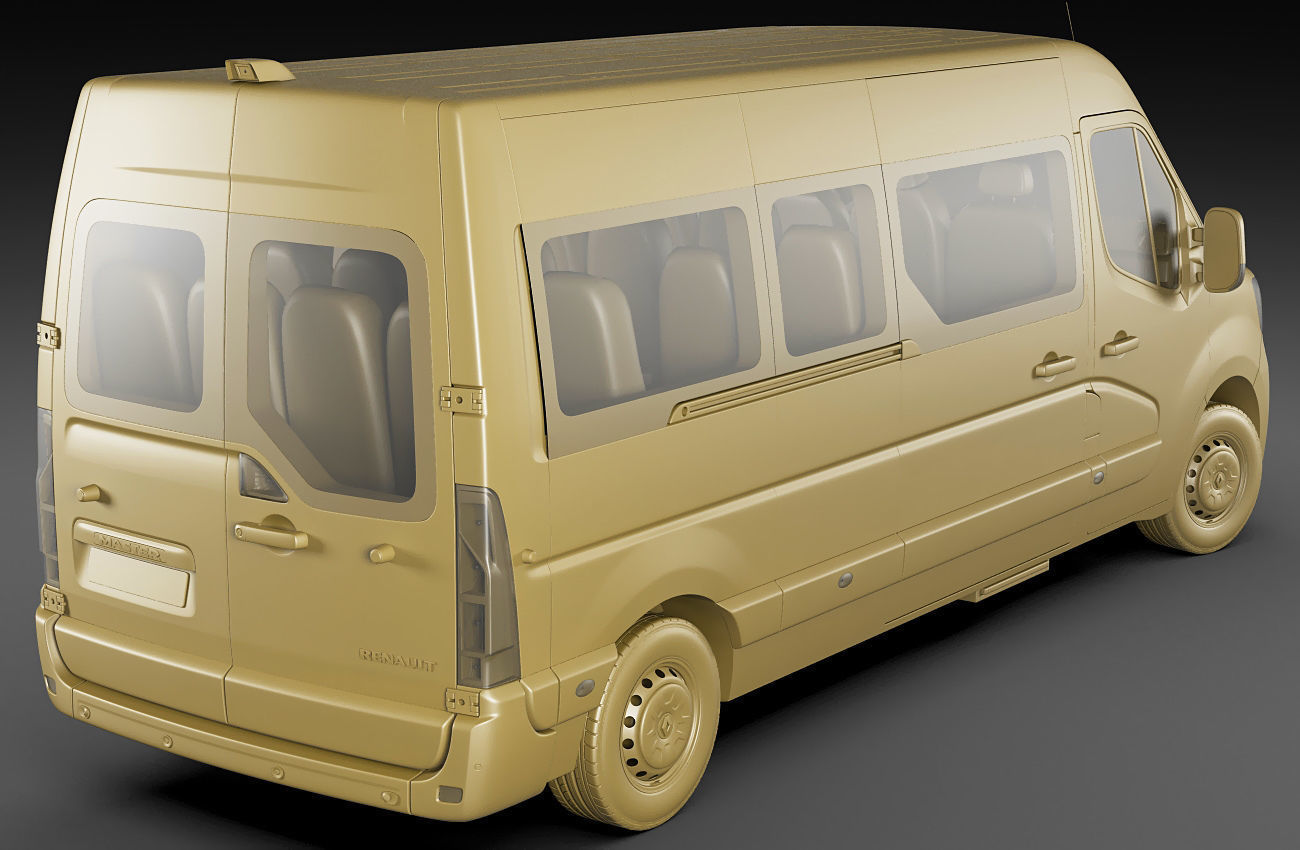Renault Master Bus L3H2 2019 3D model_17
