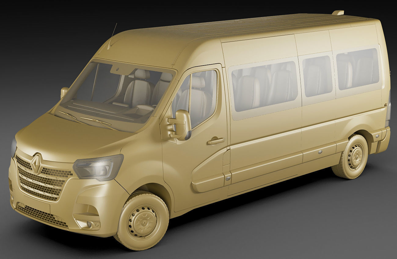 Renault Master Bus L3H2 2019 3D model_16