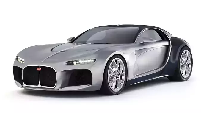 Bugatti Atlantic 2020 3D model