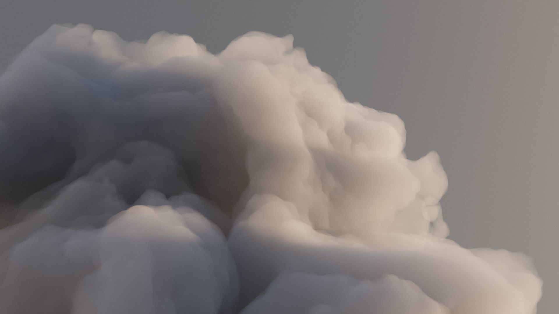 Cloud Polygon Blender 14 3D model_5