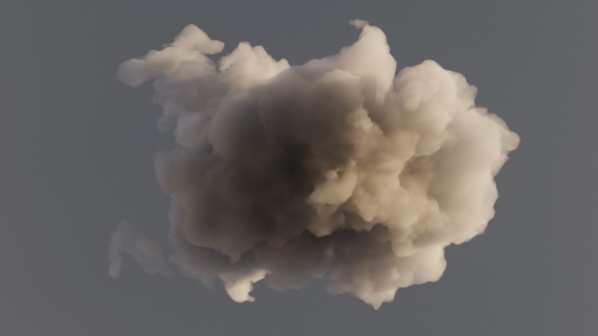 Cloud Polygon Blender 14 3D model_0