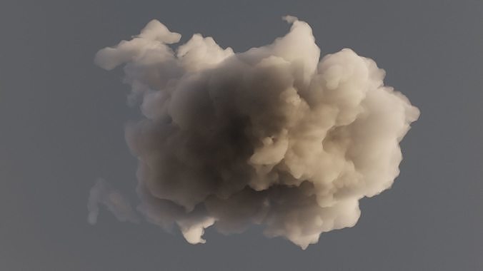 Cloud Polygon Blender 14 3D model
