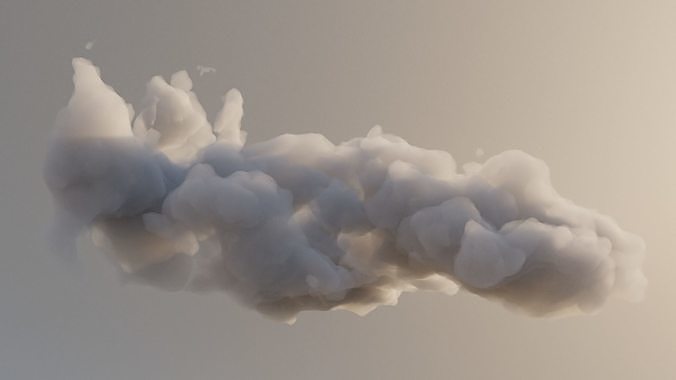 Cloud Polygon Blender 15 3D model