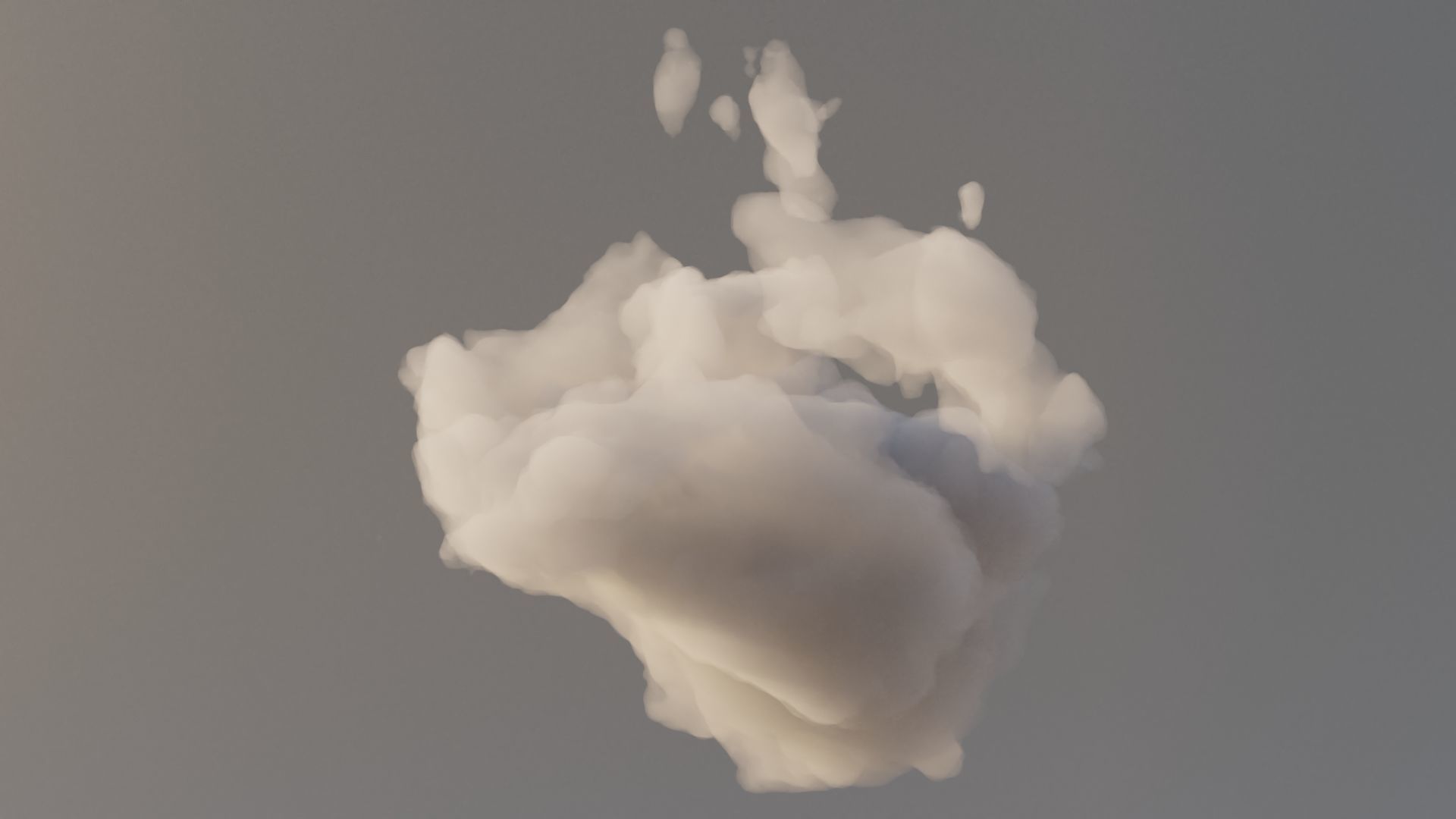 Cloud Polygon Blender 17 3D model_5