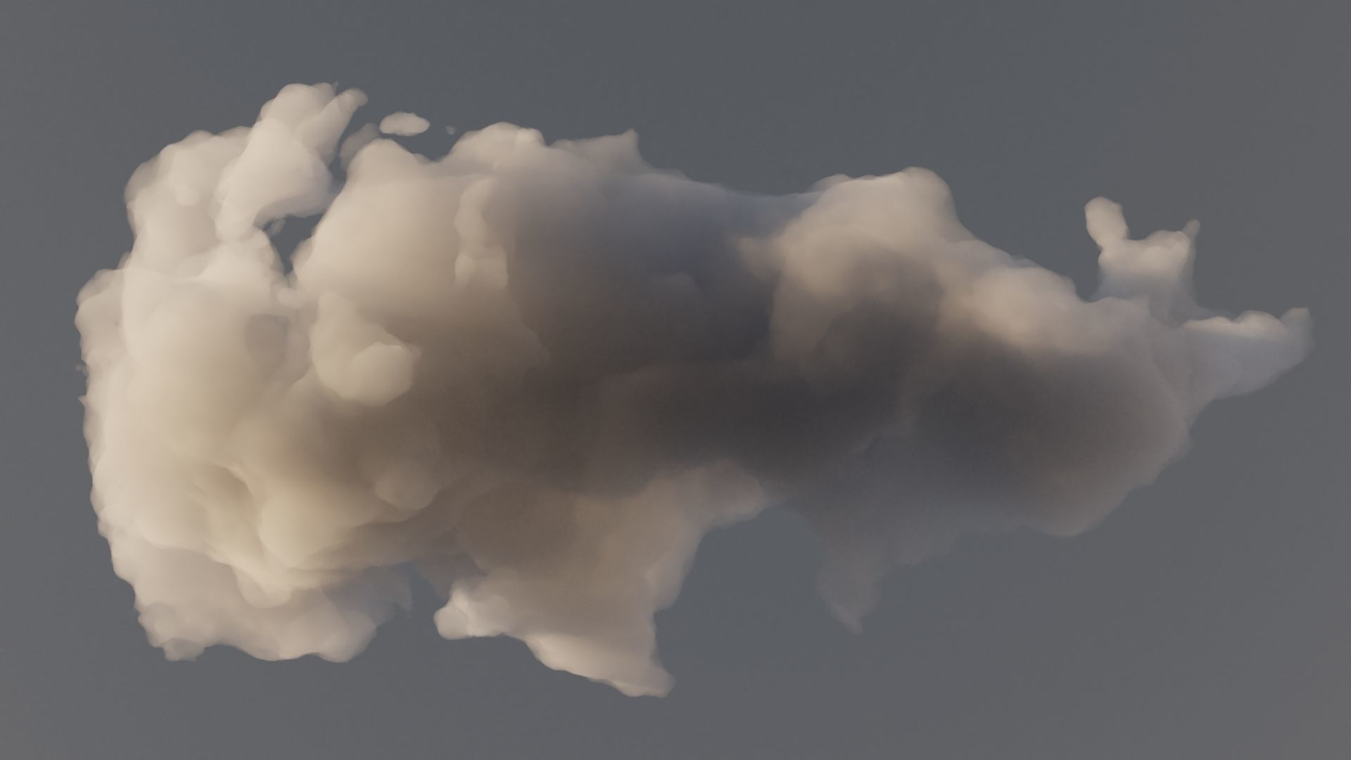 Cloud Polygon Blender 17 3D model_6