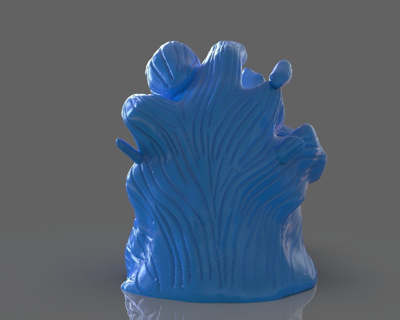 Jumping Shark Sculpure and ZBrush Timelapse 3D print model_6