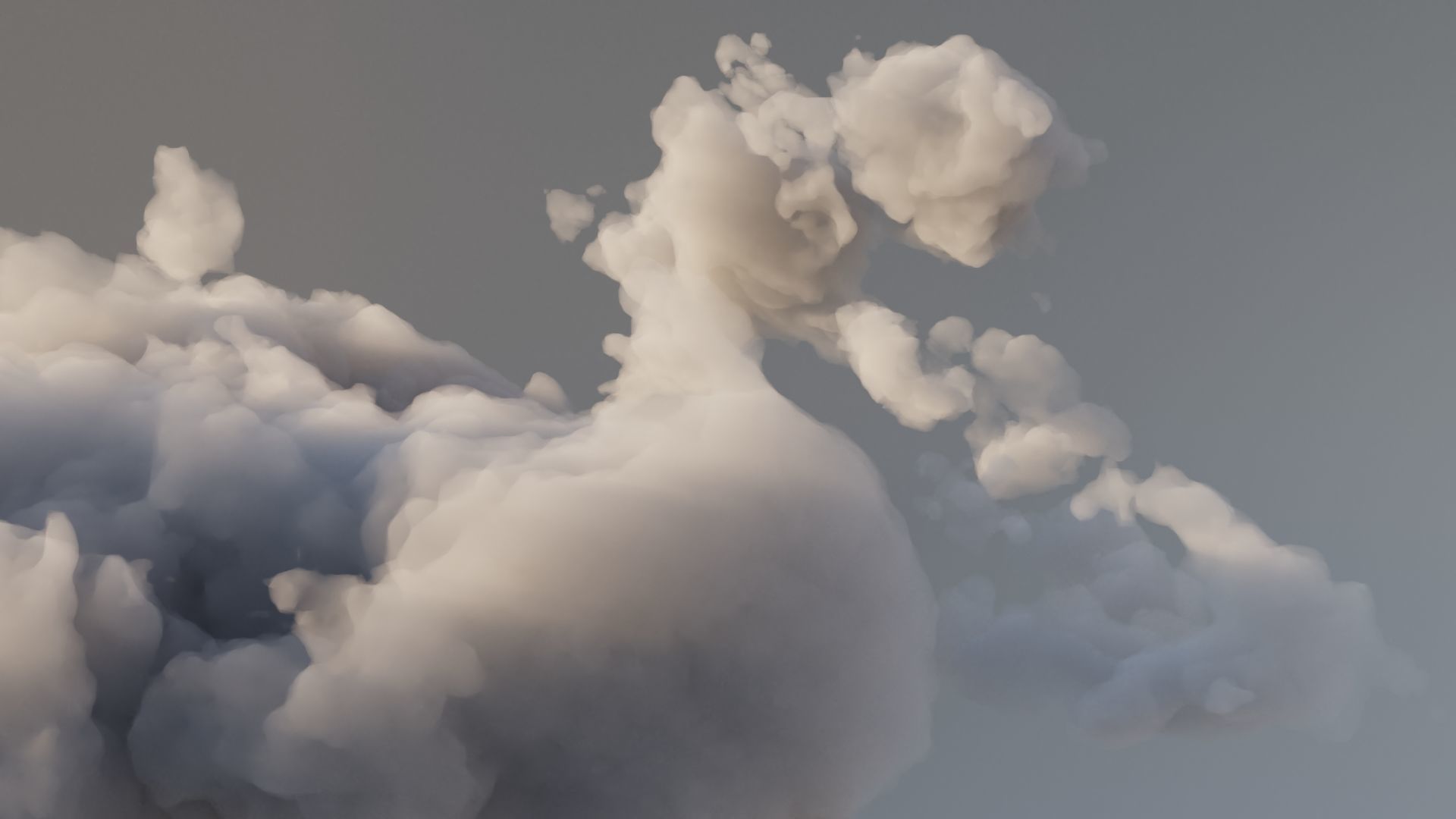Cloud Polygon Blender 18 3D model_6