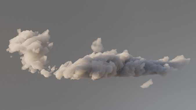 Cloud Polygon Blender 18 3D model