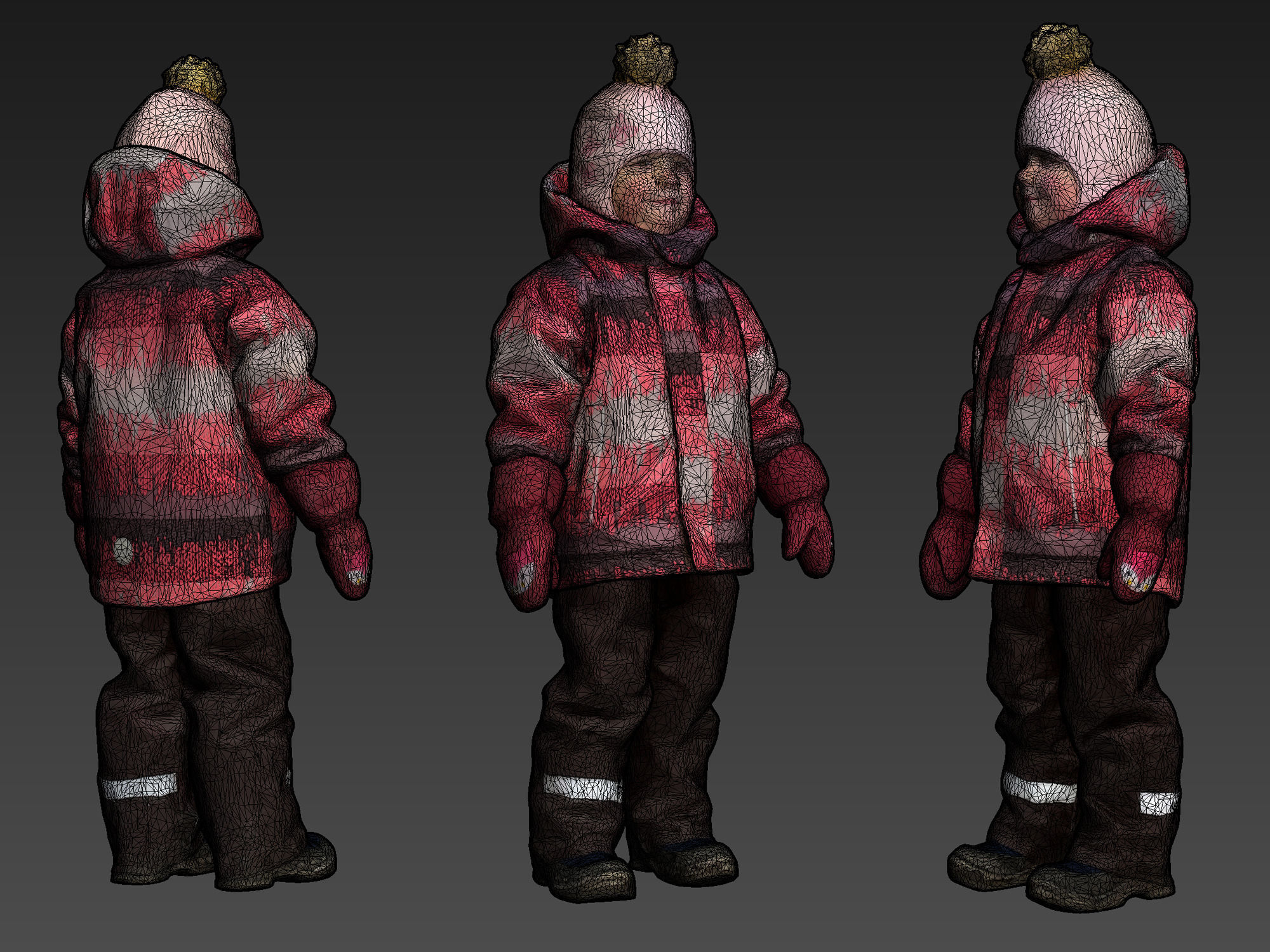 Stylized Children 3D model_5