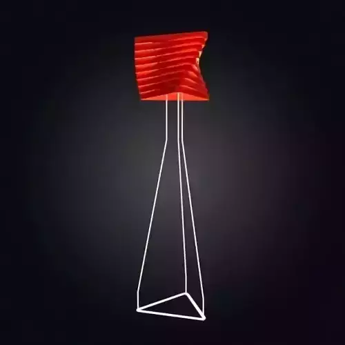 Modern Red Floor Lamp