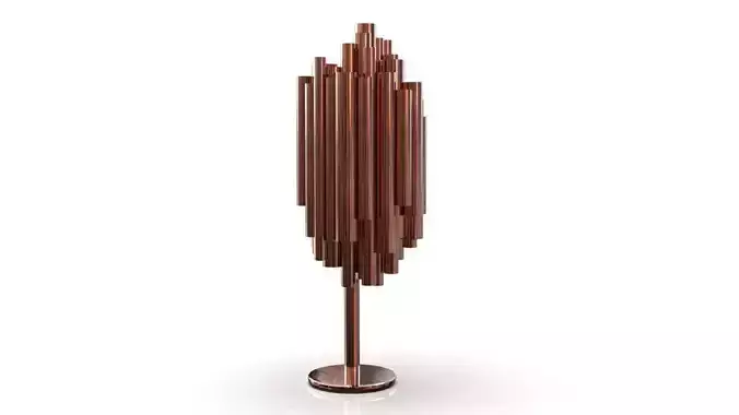 Cylinder Tree 3D Model 3D model