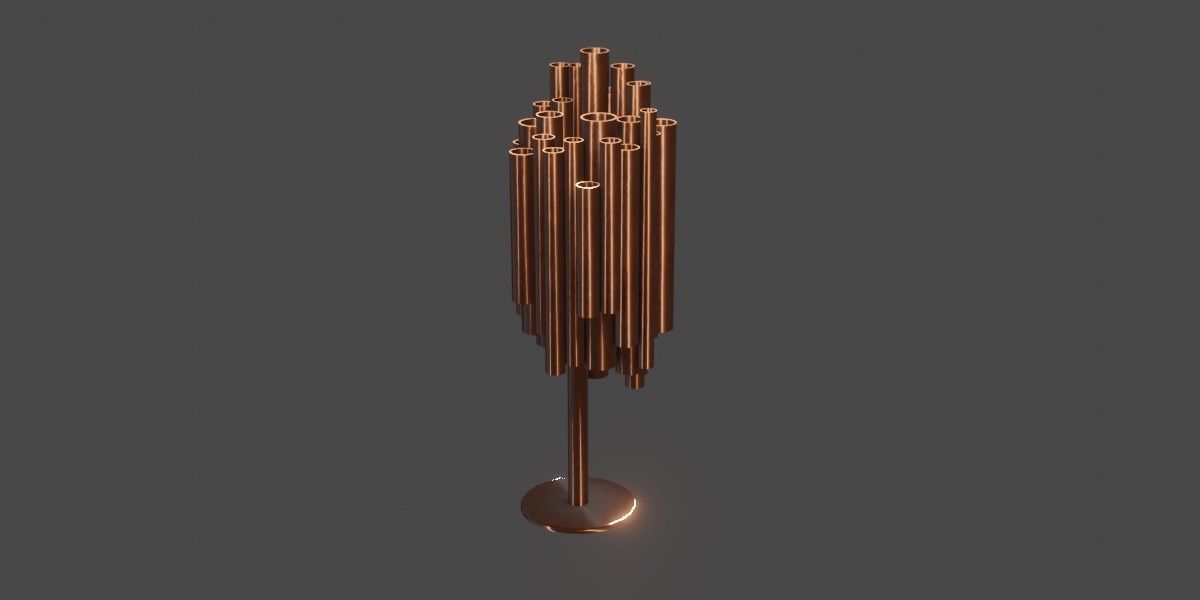Cylinder Tree 3D Model 3D model_5