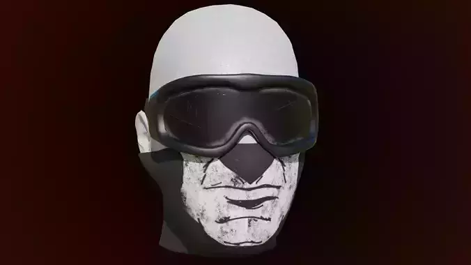 Military Mask and Goggles Batman Design