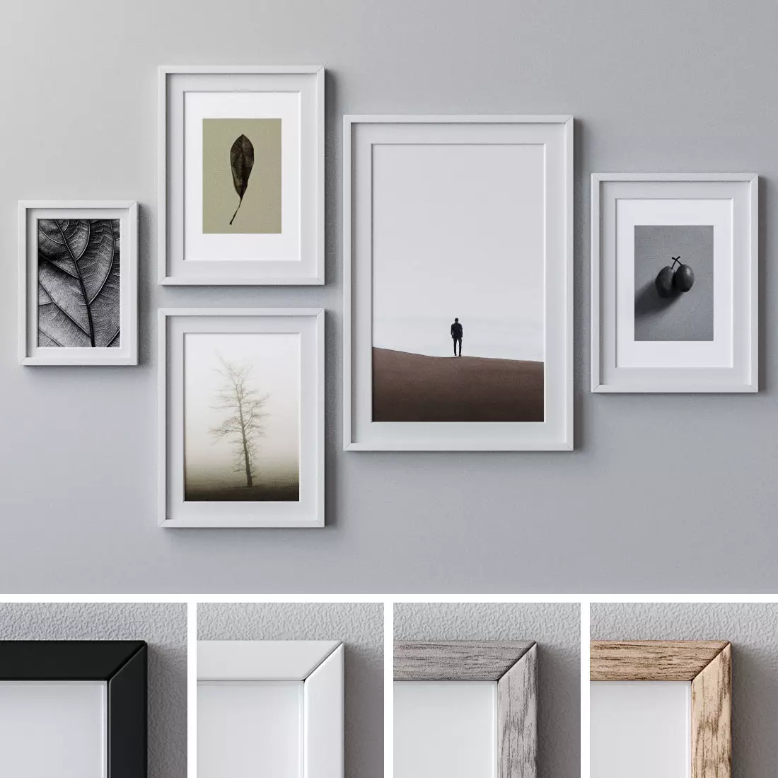 Photo Frames Set  109 3D model_0
