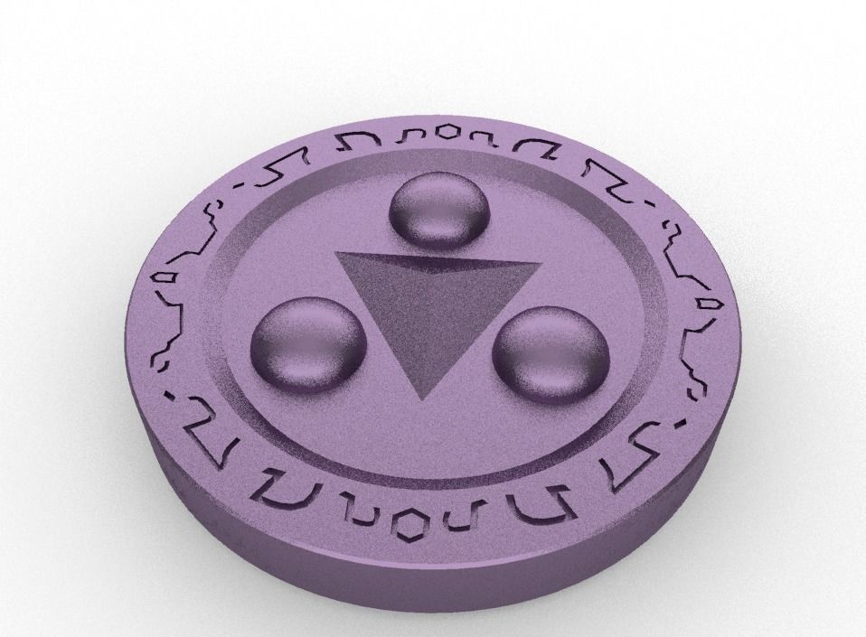 Legend of Zelda Ocarina of Time - Sage Medallions 3D print model_12