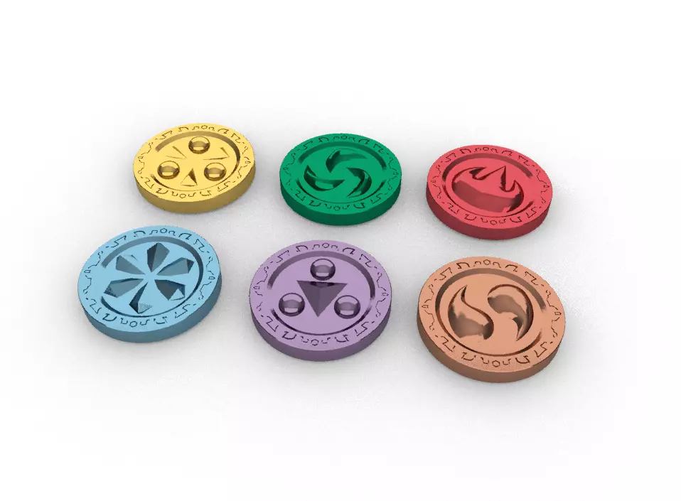 Legend of Zelda Ocarina of Time - Sage Medallions 3D print model_0