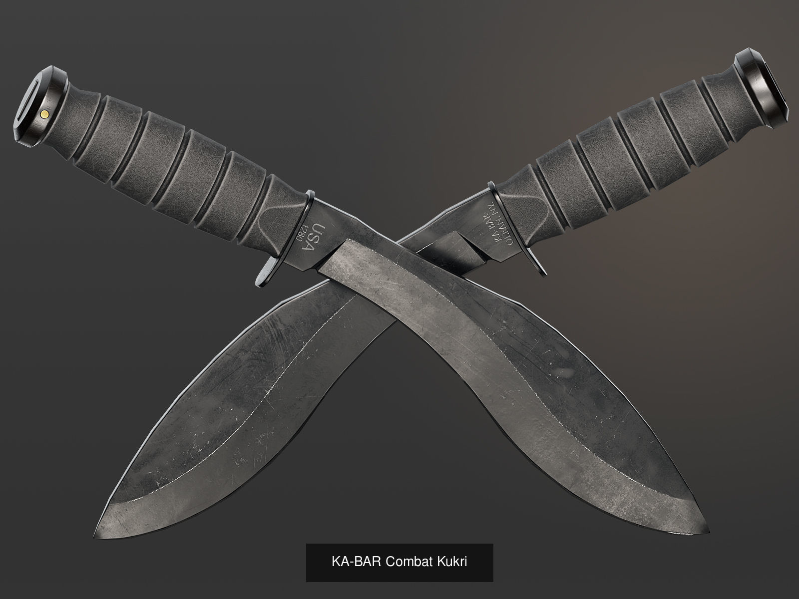 Kukri Knives Pack 3D Model Collection_1