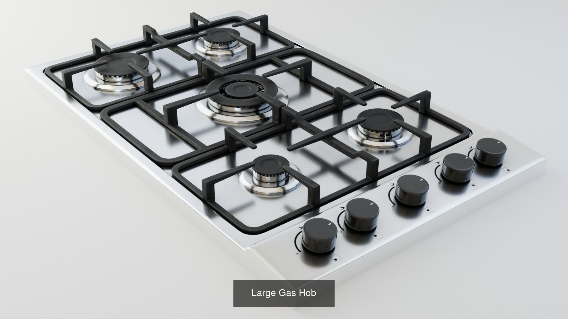 Gas Hob Pack 3D Model Collection_3
