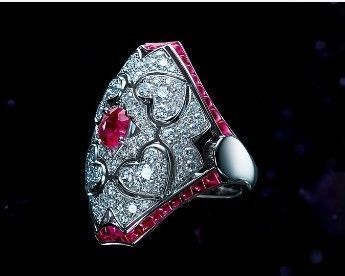 vintage ancient royal heart ring wide and big 603 3D print model_33