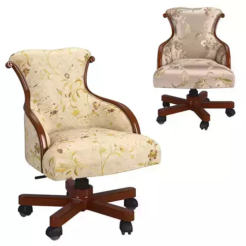230-1 Carpenter Small Turning chair B F 3D model